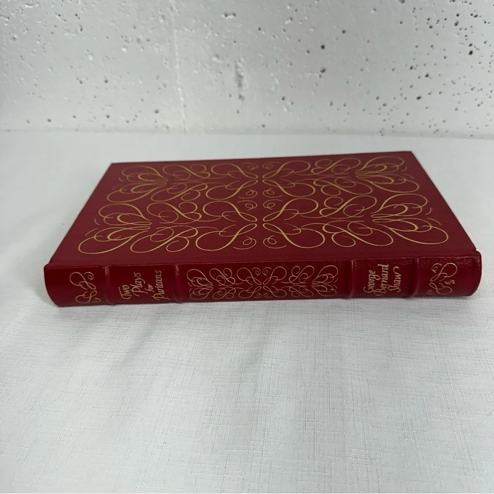 Two Plays For Puritans George Bernard Shaw Easton Press Leather Gilded Book 1979